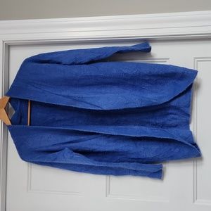 Jessica Simpson super soft blue open front cardigan size xs